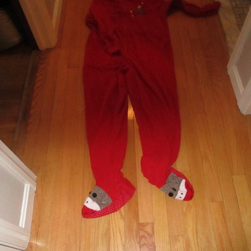NICK & NORA ONE PIECE PAJAMAS MONKEY SEE ADULT SMALL